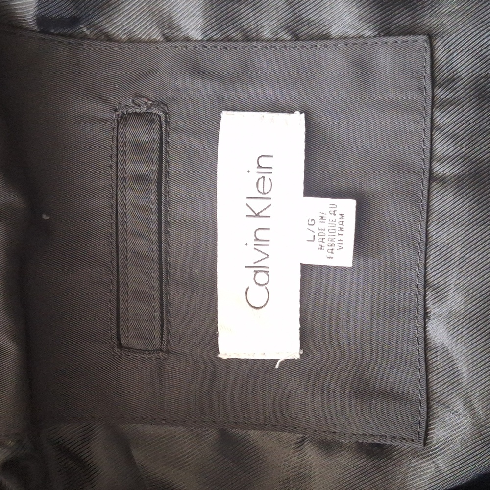 Calvin Klein Men's Black Hooded Lightweight Jacket L - Picture 11 of 13